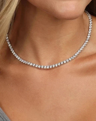Collana tennis donna diamante